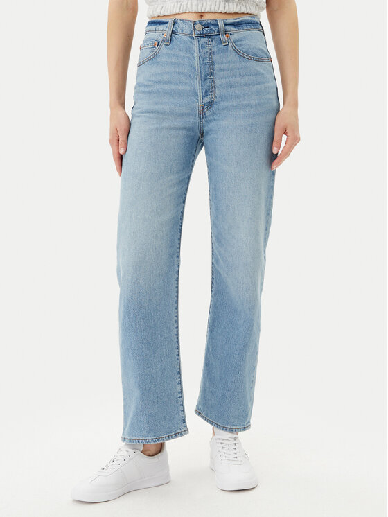 Levi's® Дънки Ribcage 72693-0229 Син Straight Fit за Жени цена