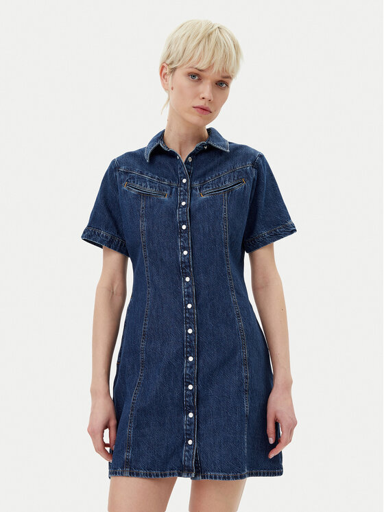 Levi's® Дънкова рокля Rinoa 001HR-0000 Син Standard Fit за Жени цена
