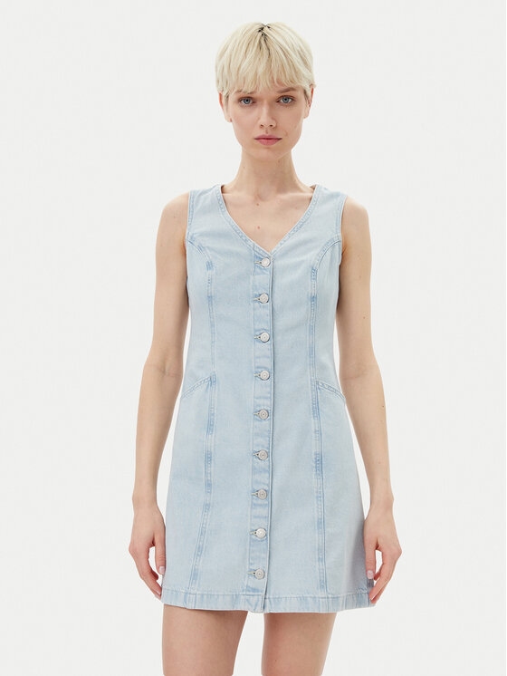 Levi's® Дънкова рокля Vianna Vest 001WL-0000 Светлосиньо Regular Fit за Жени цена