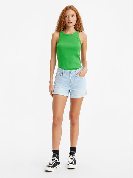 Levi's® Дънкови шорти 501® 299610034 Син Loose Fit за Жени цена