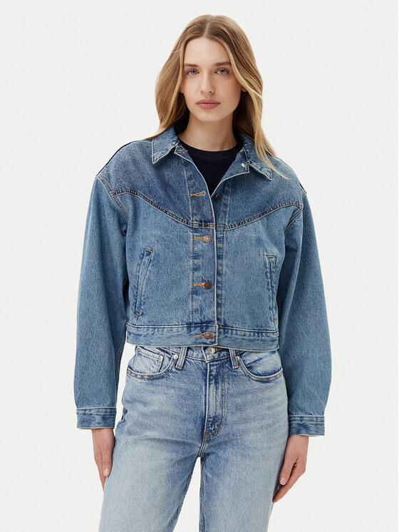 Levi's® Дънково яке 90's 001WO-0000 Син Relaxed Fit за Жени цена