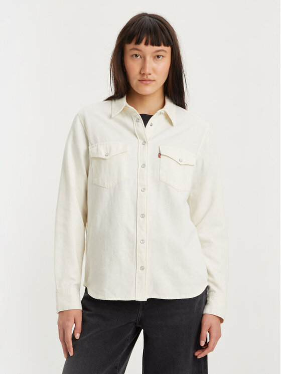 Levi's® Риза Essential Western 167860014 Екрю Regular Fit за Жени цена
