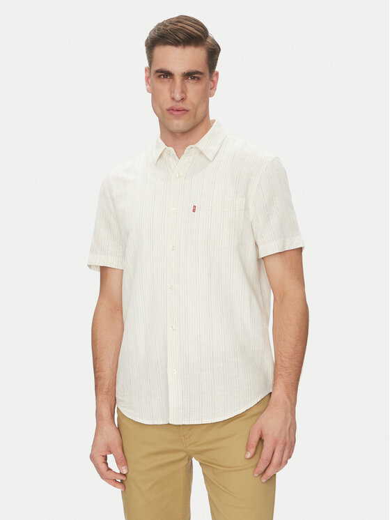 Levi's® Риза Sunset 86624-0065 Бял Standard Fit за Мъже цена