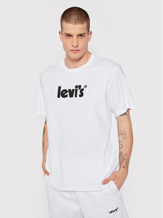 Levi's® Тишърт 16143-0390 Бял Relaxed Fit за Мъже цена