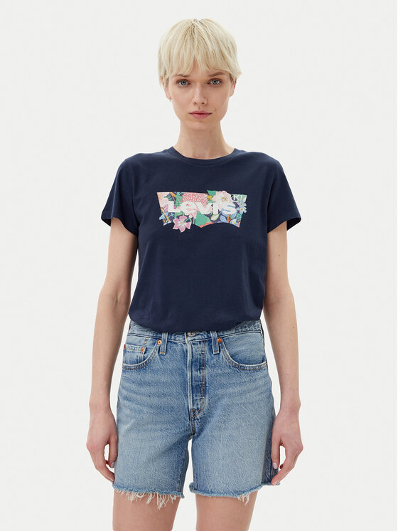 Levi's® Тишърт A2086-0361 Тъмносин Standard Fit за Жени цена