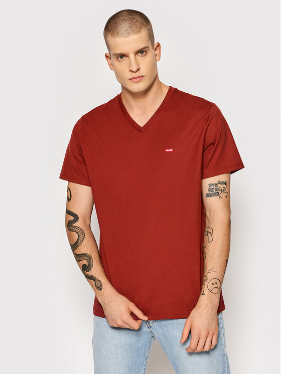 Levi's® Тишърт Original Housemark 85641-0019 Червен Standard Fit за Мъже цена