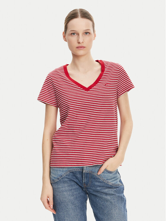 Levi's® Тишърт Perfect Z 85341-0098 Червен Standard Fit за Жени цена
