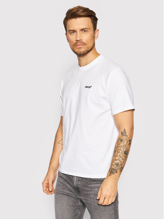 Levi's® Тишърт Red Tab™ Vintage A0637-0000 Бял Boxy Fit за Мъже цена