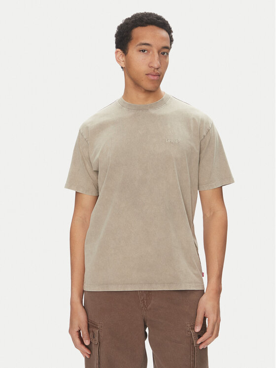 Levi's® Тишърт Red Tab™ Vintage A0637-0134 Сив Boxy Fit за Мъже цена