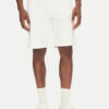 Lindbergh Дънкови шорти 30-550002WHI Бял Regular Fit цвят на ниска цена