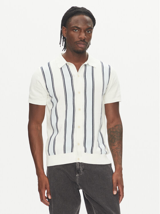 Lindbergh Кардиган 30-804062 Бял Relaxed Fit за Мъже цена