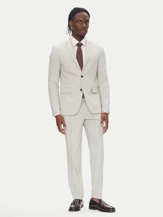 Lindbergh Костюм 30-61040 Сив Slim Fit за Мъже цена
