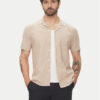 Lindbergh Риза 30-203319 Бежов Relaxed Fit за Мъже цена
