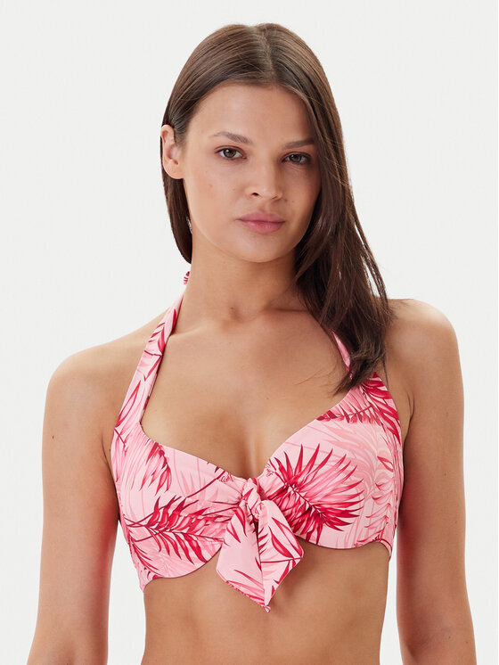Liu Jo Beachwear Горнище на бански VA5191 J6448 Розов за Жени цена