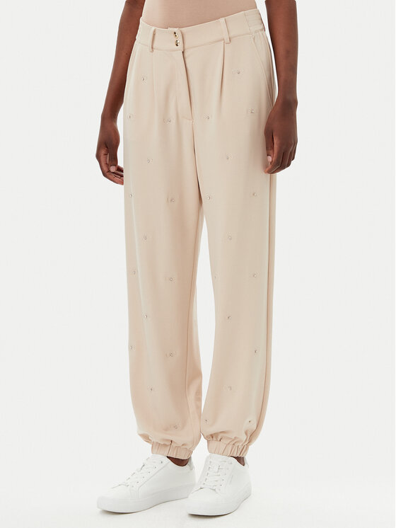 Liu Jo Sport Долнище анцуг TA5193 J5942 Бежов Relaxed Fit за Жени цена