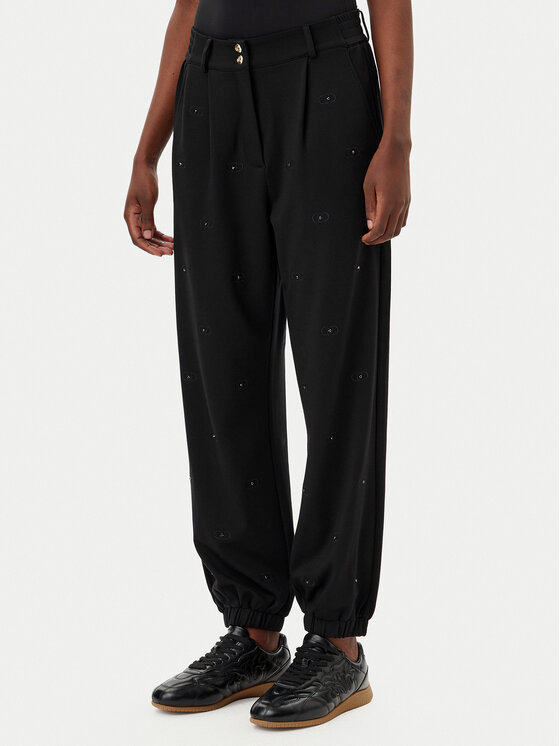 Liu Jo Sport Долнище анцуг TA5193 J5942 Черен Relaxed Fit за Жени цена