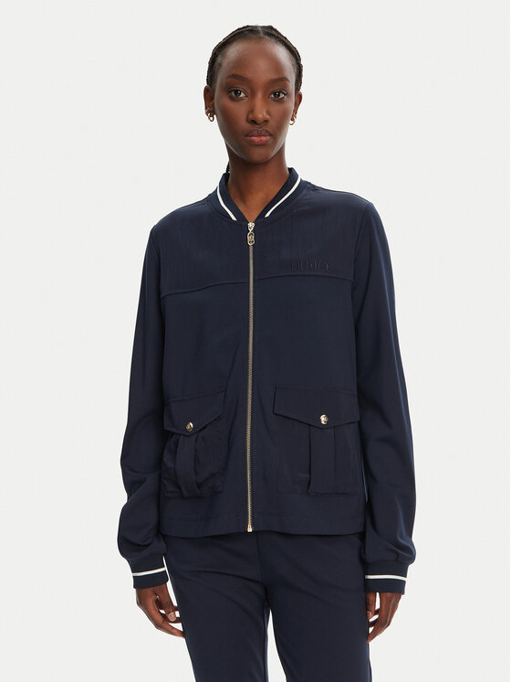 Liu Jo Sport Суитшърт TA5119 J5942 Тъмносин Regular Fit за Жени цена