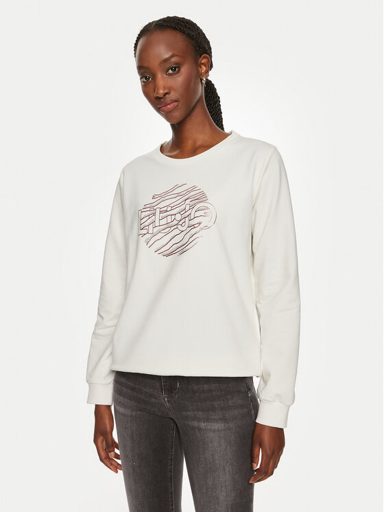 Liu Jo Sport Суитшърт TF4146 FS090 Бял Regular Fit за Жени цена