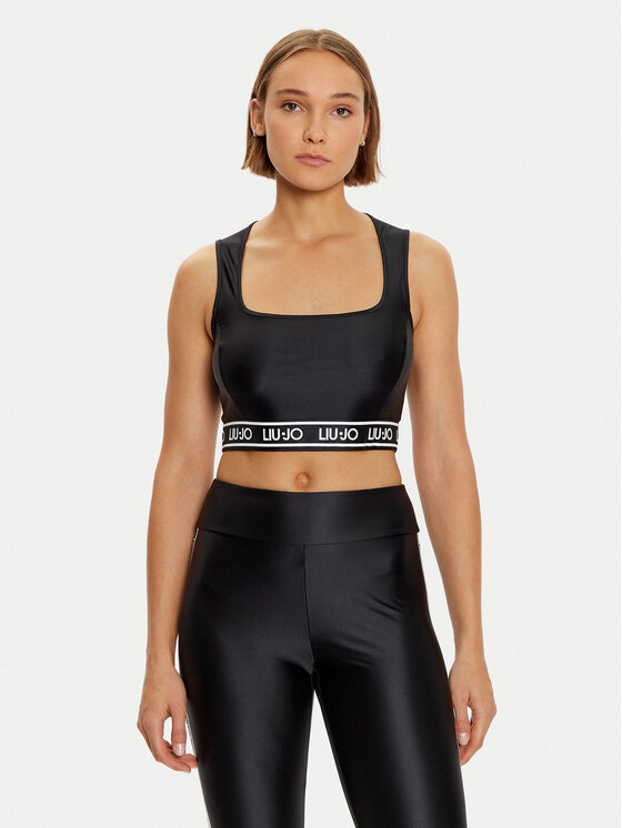 Liu Jo Sport Сутиен-топ TF4191 J4726 Черен Regular Fit за Жени цена