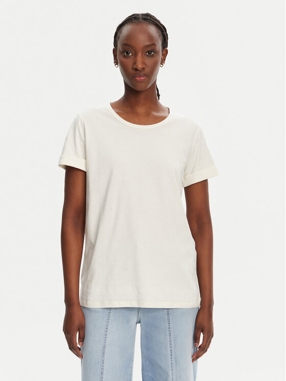 Liu Jo Sport Тишърт TA5180 JS923 Бял Regular Fit за Жени цена