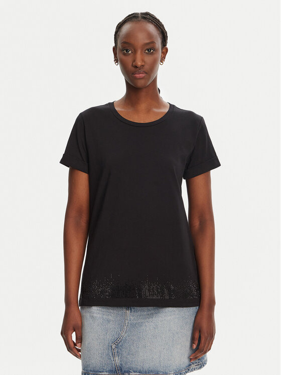 Liu Jo Sport Тишърт TA5180 JS923 Черен Regular Fit за Жени цена