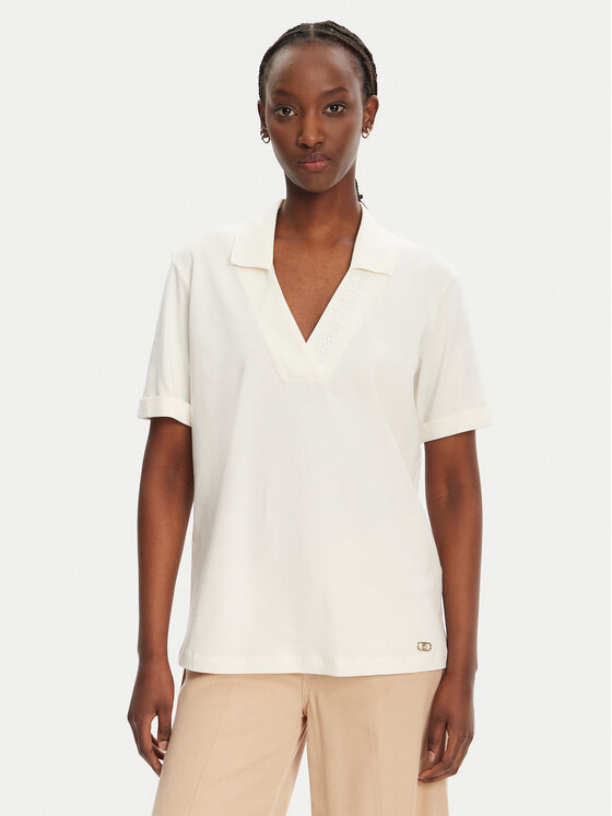 Liu Jo Sport Тишърт TA5187 J6308 Бял Relaxed Fit за Жени цена