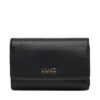 Liu Jo Голям дамски портфейл Ecs M Bifold AA5215 E0015 Черен за Жени цена