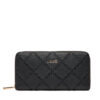 Liu Jo Голям дамски портфейл Ecs Xl Zip Around AF5170 E0538 Черен за Жени цена