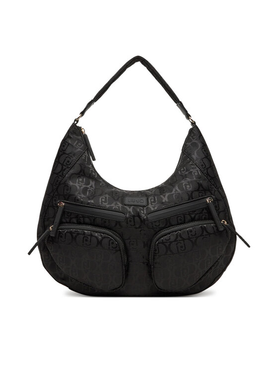 Liu Jo Дамска чанта L Hobo TA5245 T2801 Черен за Жени цена