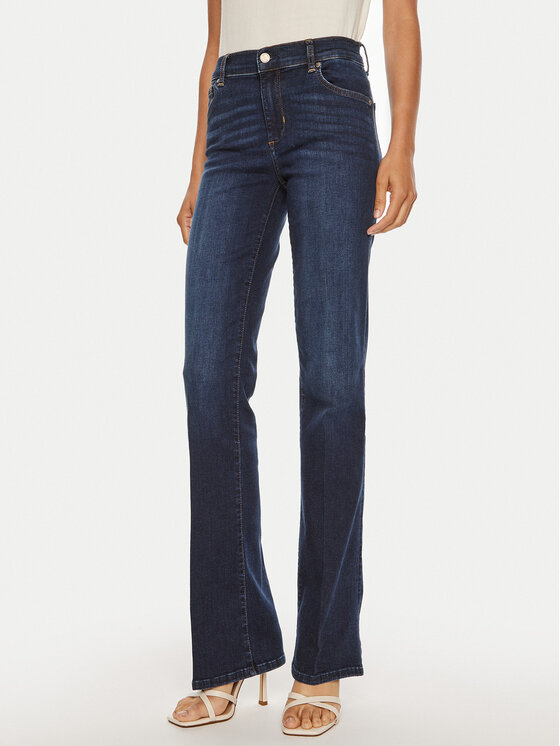 Liu Jo Дънки UF4065 DS615 Тъмносин Bootcut Fit за Жени цена