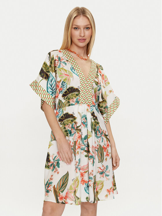 Liu Jo Ежедневна рокля VA4123 TS806 Цветен Reglan Fit за Жени цена