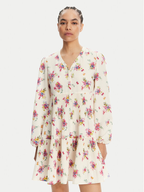 Liu Jo Ежедневна рокля WA5168 T3786 Екрю Relaxed Fit за Жени цена