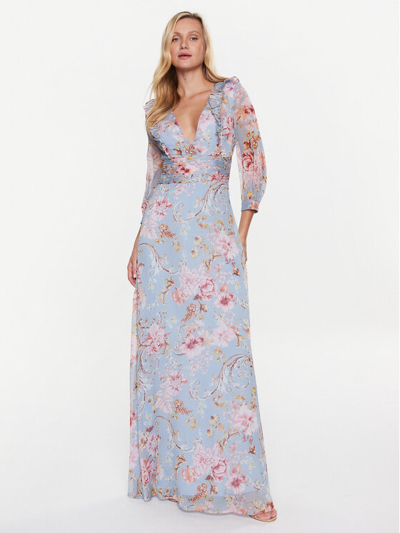 Liu Jo Лятна рокля CA3378 TS030 Светлосиньо Regular Fit за Жени цена