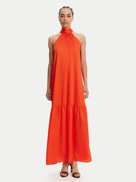 Liu Jo Официална рокля WA5393 T5973 Оранжев Regular Fit за Жени цена