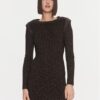Liu Jo Плетена рокля MF3171 MA49I Черен Slim Fit за Жени цена