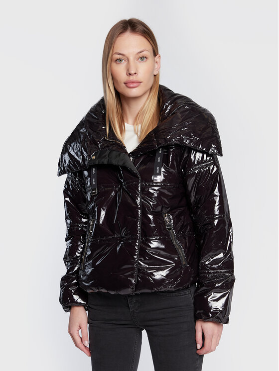 Liu Jo Преходно яке TF2170 T3149 Черен Regular Fit за Жени цена
