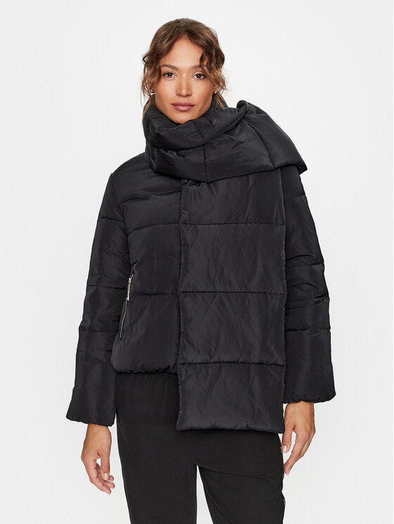 Liu Jo Преходно яке TF3142 T3552 Черен Regular Fit за Жени цена