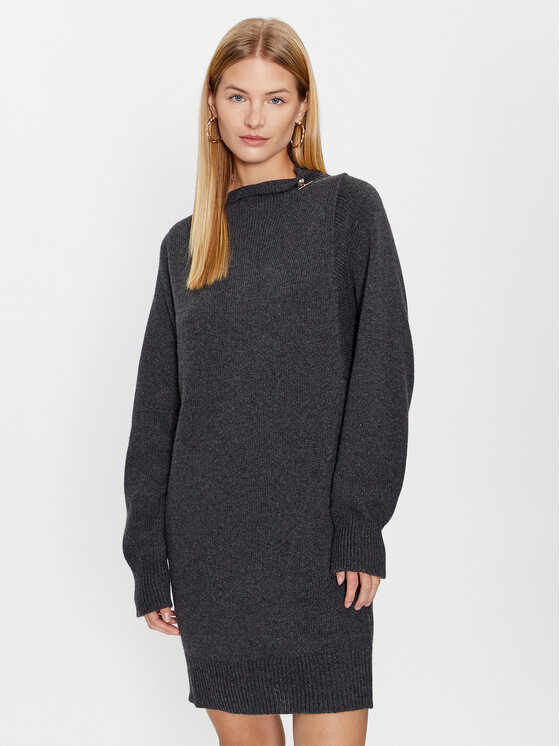 Liu Jo Пуловер CF3049 MA62E Сив Regular Fit за Жени цена