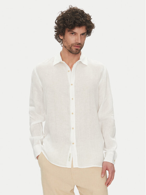 Liu Jo Риза QA5097 T4359 11001 Бял Regular Fit за Мъже цена