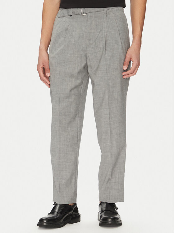 Liu Jo Текстилни панталони QA5091 T3991 Сив Regular Fit за Мъже цена