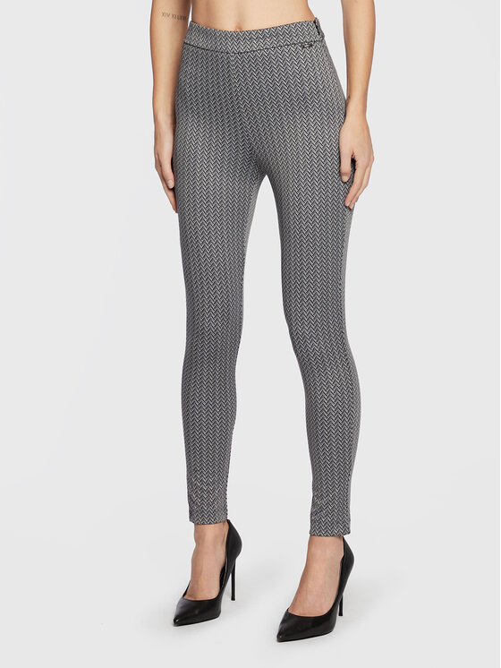 Liu Jo Текстилни панталони WF2203 J4044 Сив Slim Fit за Жени цена