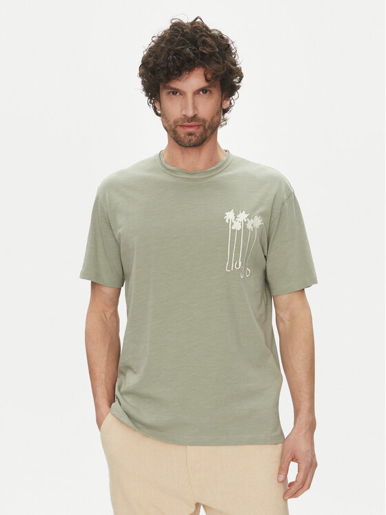 Liu Jo Тишърт QA5185 J7734 76206 Зелен Regular Fit за Мъже цена