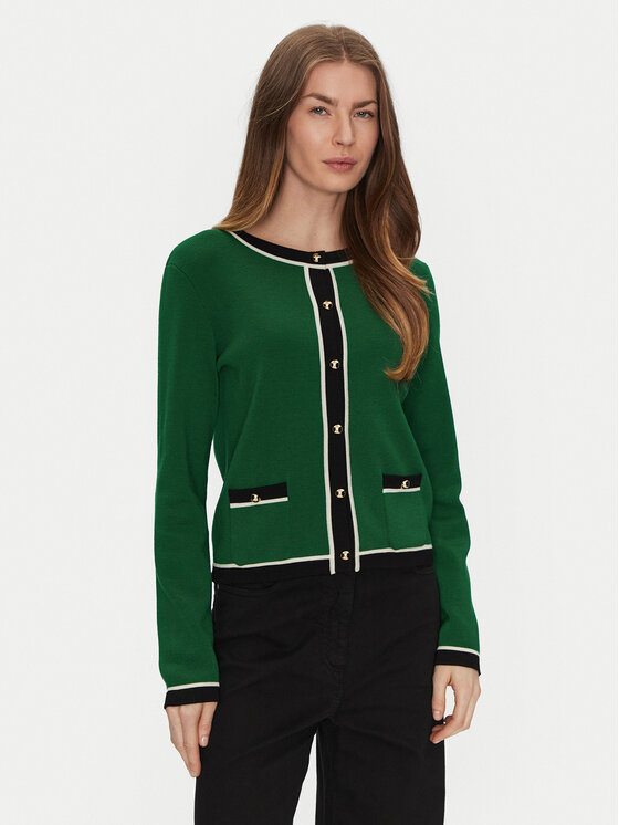 Luisa Spagnoli Кардиган Materiale 58508 Зелен Regular Fit за Жени цена