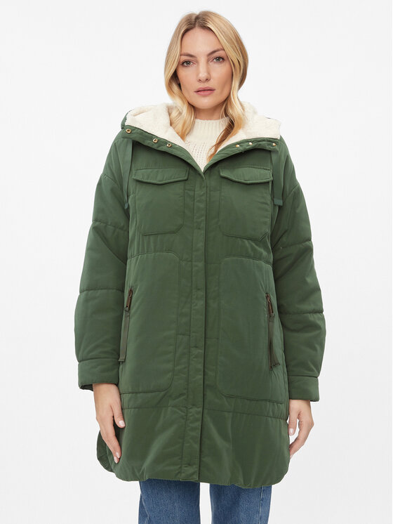 MAX&Co. Зимно яке Ariete 74940423 Зелен Regular Fit за Жени цена