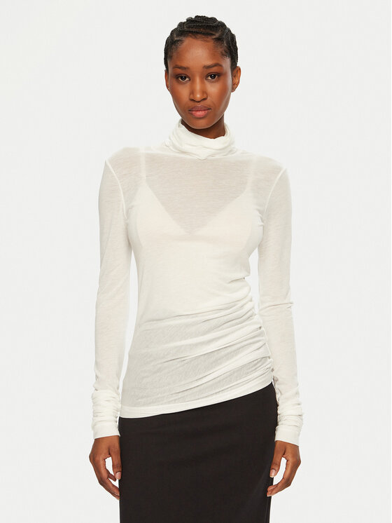 MAX&Co. Поло 2516941041200 Бял Regular Fit за Жени цена