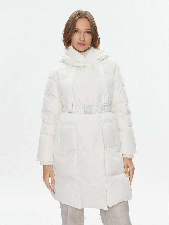 MAX&Co. Пухено яке Nibbio 74940323 Бял Regular Fit за Жени цена