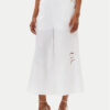 MET Панталони тип кюлоти M10 278PT Бял Relaxed Fit за Жени цена