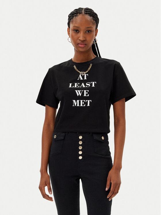 MET Тишърт M10 261TS Черен Regular Fit за Жени цена