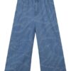 MICHAEL KORS KIDS Текстилни панталони R14145 S Син Loose Fit за Момичета цена