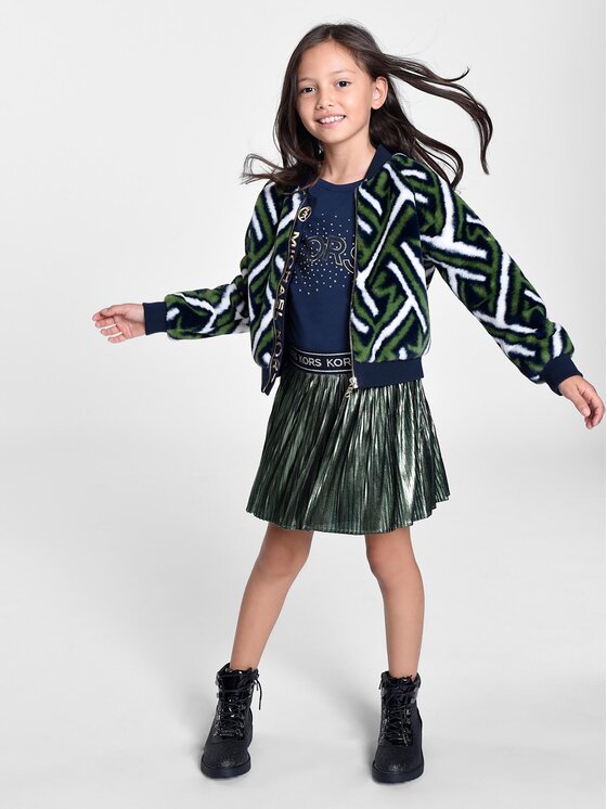 MICHAEL KORS KIDS Тишърт R15194 Тъмносин Regular Fit за Момичета цена